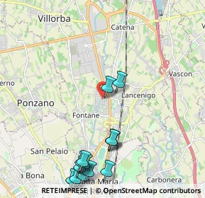 Mappa Via Solferino, 31050 Villorba TV, Italia (2.62733)