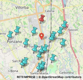 Mappa Via Solferino, 31050 Villorba TV, Italia (2.0365)