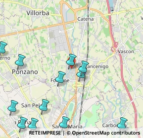 Mappa Via Solferino, 31050 Villorba TV, Italia (2.76833)