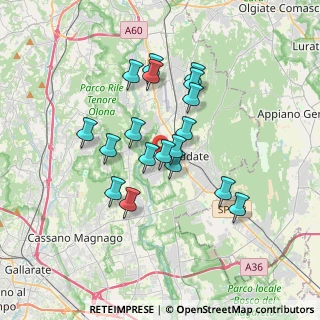 Mappa Via San Lucio, 21050 Lonate Ceppino VA, Italia (2.92167)