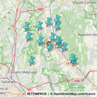 Mappa Via San Lucio, 21050 Lonate Ceppino VA, Italia (3.168)
