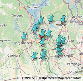 Mappa Via Sandro Pertini, 28053 Castelletto sopra Ticino NO, Italia (11.8575)