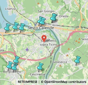 Mappa Via Sandro Pertini, 28053 Castelletto sopra Ticino NO, Italia (2.69)