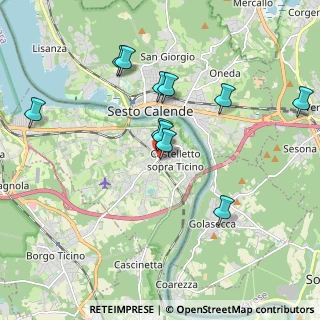 Mappa Via Sandro Pertini, 28053 Castelletto sopra Ticino NO, Italia (1.83727)