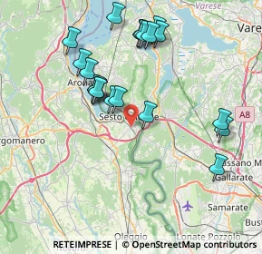 Mappa Via Sandro Pertini, 28053 Castelletto sopra Ticino NO, Italia (7.768)