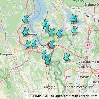 Mappa Via Sandro Pertini, 28053 Castelletto sopra Ticino NO, Italia (7.26529)