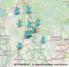Mappa Via S. Martirio, 24030 Villa d'Adda BG, Italia (6.22615)