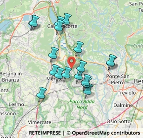 Mappa Via S. Martirio, 24030 Villa d'Adda BG, Italia (6.61444)