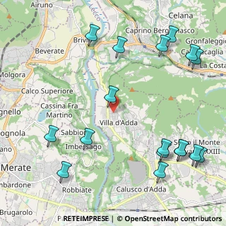 Mappa Via S. Martirio, 24030 Villa d'Adda BG, Italia (2.78941)