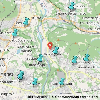 Mappa Via S. Martirio, 24030 Villa d'Adda BG, Italia (2.97167)
