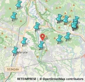 Mappa Via S. Martirio, 24030 Villa d'Adda BG, Italia (4.85625)