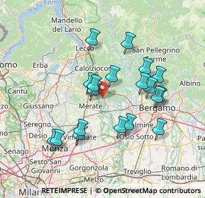 Mappa Via S. Martirio, 24030 Villa d'Adda BG, Italia (13.31053)