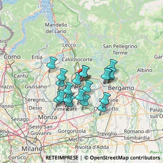 Mappa Via S. Martirio, 24030 Villa d'Adda BG, Italia (10.3065)