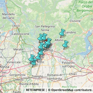 Mappa Via Antonio Alessandri, 24123 Bergamo BG, Italia (8.36308)