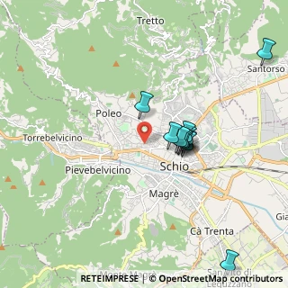 Mappa Via Astico, 36015 Schio VI, Italia (1.64364)