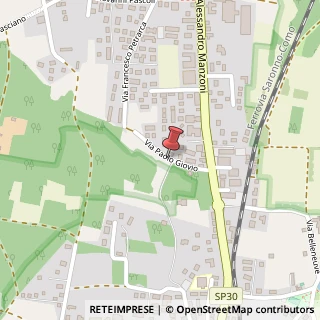 Mappa Via Paolo Giovio,  12, 22100 Cadorago, Como (Lombardia)