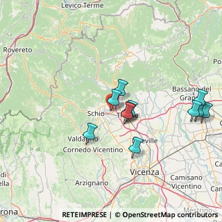 Mappa Via Lago di Vico, 36015 Schio VI, Italia (14.14636)