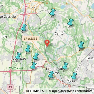 Mappa Vicolo Gottardo, 22063 Cantù CO, Italia (5.48333)