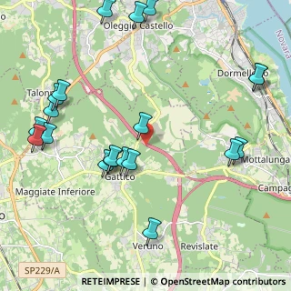 Mappa Autostrada dei Trafori, 28013 Gattico NO, Italia (2.555)