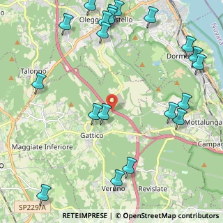 Mappa Autostrada dei Trafori, 28013 Gattico NO, Italia (2.9435)