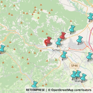 Mappa Via Isonzo, 36015 Schio VI, Italia (6.07769)