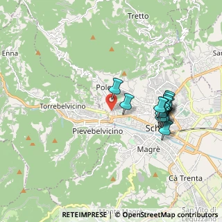 Mappa Via Isonzo, 36015 Schio VI, Italia (1.76643)