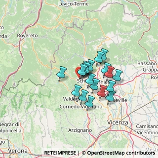 Mappa Via Isonzo, 36015 Schio VI, Italia (8.94526)