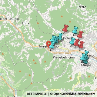 Mappa Via Casette Lanerossi, 36036 Torrebelvicino VI, Italia (1.94188)