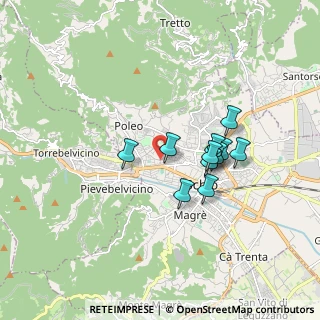 Mappa Via Grigi, 36015 Schio VI, Italia (1.36182)