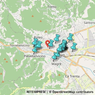 Mappa Via Grigi, 36015 Schio VI, Italia (1.295)