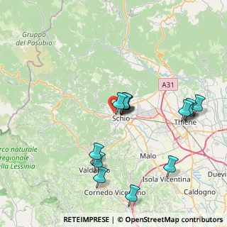 Mappa Via Grigi, 36015 Schio VI, Italia (7.56143)