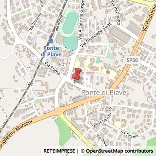 Mappa Via Roma,  30, 31047 Ponte di Piave, Treviso (Veneto)
