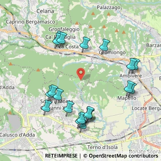 Mappa Via Regina Teoperga, 24039 Fontanella BG, Italia (2.276)