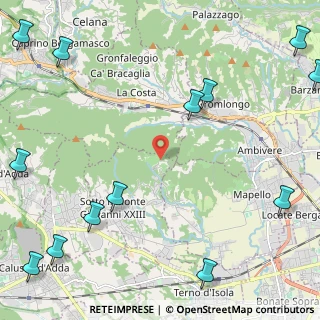 Mappa Via Regina Teoperga, 24039 Fontanella BG, Italia (3.46615)