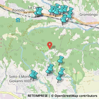 Mappa Via Regina Teoperga, 24039 Fontanella BG, Italia (1.3945)