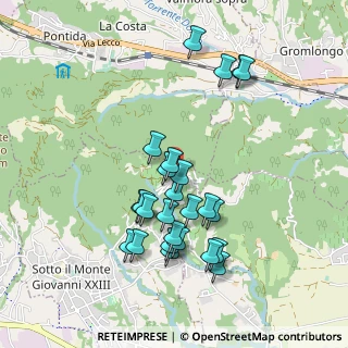 Mappa Via Regina Teoperga, 24039 Fontanella BG, Italia (0.9)