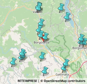 Mappa Via Giuseppe Sesone, 13011 Borgosesia VC, Italia (9.7305)