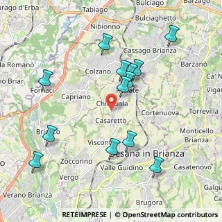 Mappa Via S. Mauro, 20838 Renate MB, Italia (2.05846)