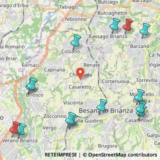Mappa Via S. Mauro, 20838 Renate MB, Italia (3.23)