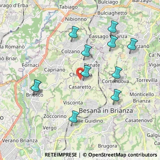 Mappa Via S. Mauro, 20838 Renate MB, Italia (2.10455)