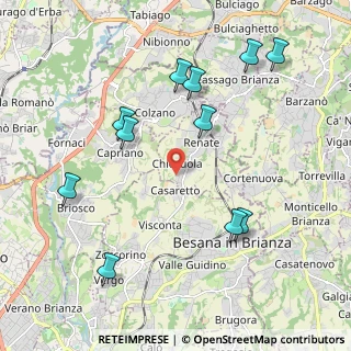 Mappa Via S. Mauro, 20838 Renate MB, Italia (2.25091)