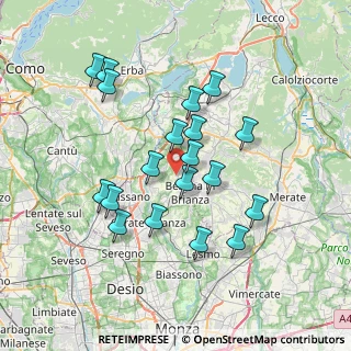 Mappa Via S. Mauro, 20838 Renate MB, Italia (6.66)