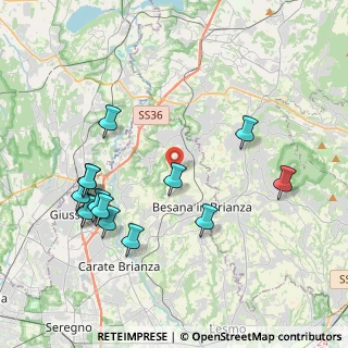 Mappa Via S. Mauro, 20838 Renate MB, Italia (4.34643)