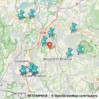 Mappa Via S. Mauro, 20838 Renate MB, Italia (4.93583)