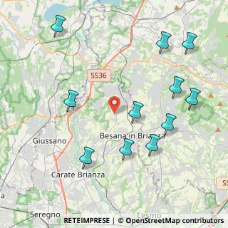 Mappa Via S. Mauro, 20838 Renate MB, Italia (4.69909)