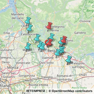 Mappa Via delle Ghiaie, 24030 Valbrembo BG, Italia (10.76444)
