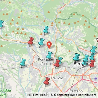 Mappa Via delle Ghiaie, 24030 Valbrembo BG, Italia (5.79778)