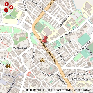 Mappa Via XXIX Aprile, 41, 36015 Schio, Vicenza (Veneto)