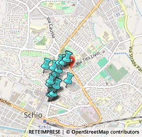 Mappa Via XXIX Aprile, 36015 Schio VI, Italia (0.3435)