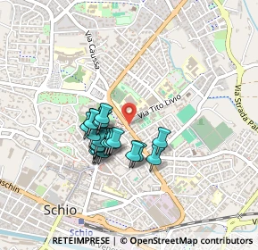 Mappa Via XXIX Aprile, 36015 Schio VI, Italia (0.3255)